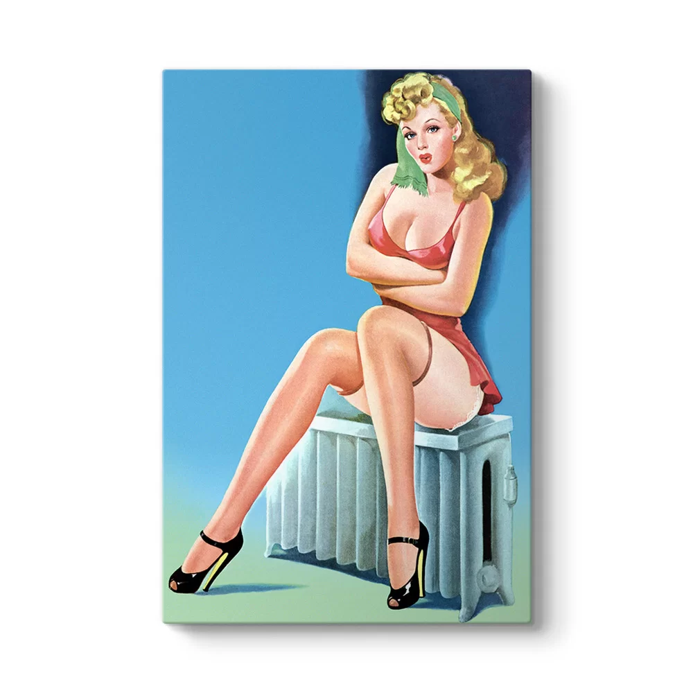 Pin Up Girl Decor Tablosu - Model 2